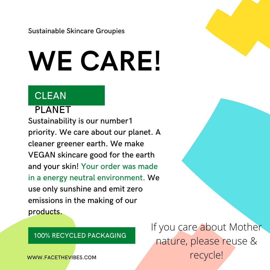 We care about Mother Nature and saving the environment!